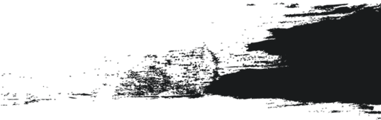 Black ink brushstroke with a textured, uneven pattern extends from the right side of a white background, echoing the bold lines often seen in Industrial Door and Dock Services for a rough, abstract design.