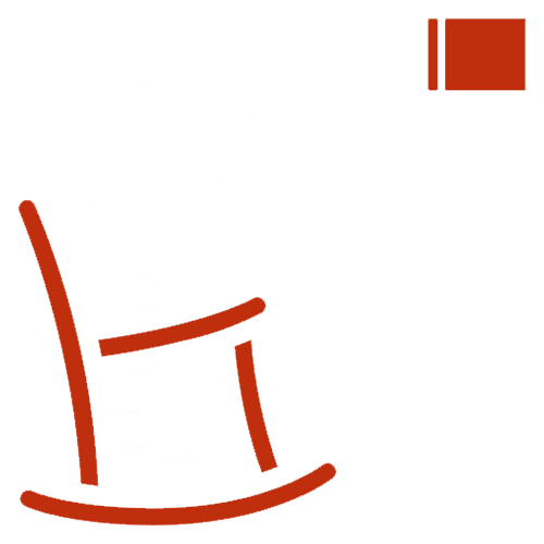 A graphic of a hand placing a coin with a dollar sign into a rocking chair, symbolizing retirement savings or pension contributions—ideal for illustrating benefits with Overhead Door Technician Jobs Arizona.