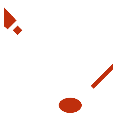 Outline of a tooth with a dental mirror and dental probe, both highlighted in red, on a light background—perfect for illustrating precision, much like Overhead Door Technician Jobs Arizona require.